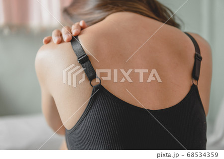 Lonely desperate sad beautiful woman with bruises 68534359