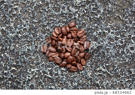 コーヒー 豆 クローズアップ 68534662