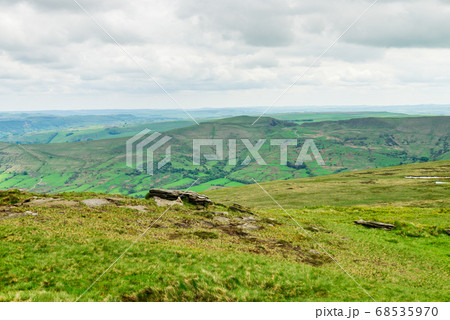 View on the Hills near Edale, Peak District 68535970