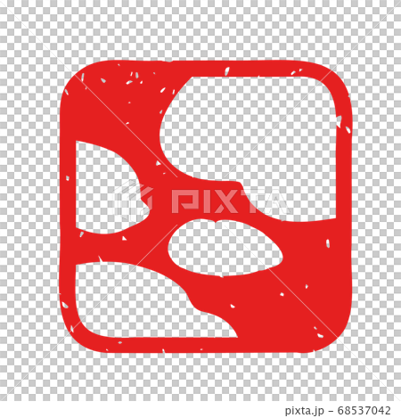 Stamp style illustration beef pattern Stamp style illustration beef pattern 68537042