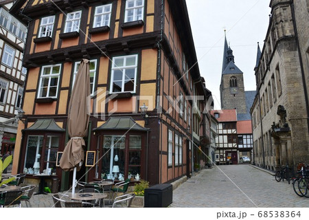世界遺産の街クヴェトリンブルクの写真素材
