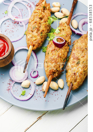 Lula kebab on stick Lula kebab on stick 68538553
