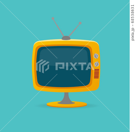 Cartoon Color Retro Tv. Vector Cartoon Color Retro Tv. Vector 68538631