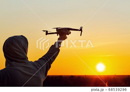 drone floating above hand ready to land, drone floating above hand ready to land, 68539296