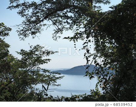 万葉岬から見る夏の播磨灘 68539452