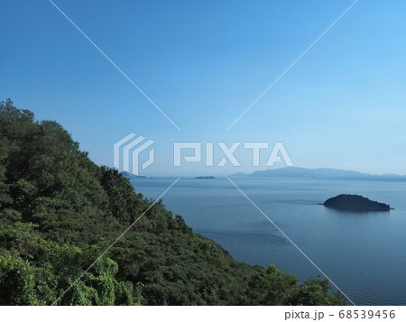 万葉岬から見る夏の播磨灘 68539456