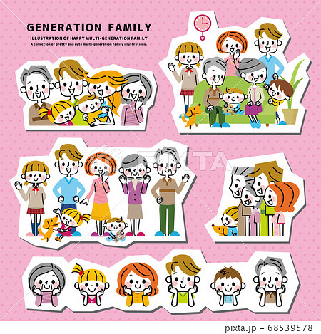 幸せ家族セット 68539578