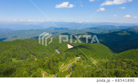 長野県　白樺高原　ドローン空撮 68541890