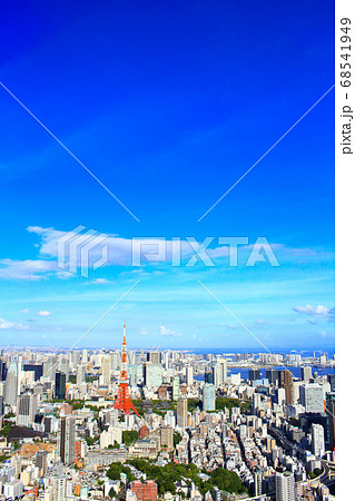 東京都、東京タワーとその周辺の風景 東京都、東京タワーとその周辺の風景 68541949