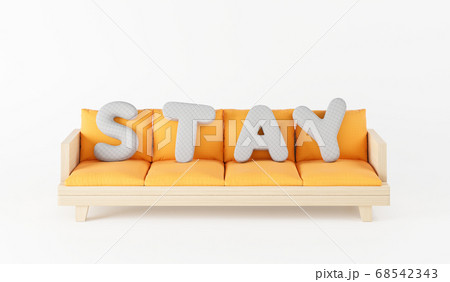 Modern wood sofa with pillow font shape stay idea 68542343