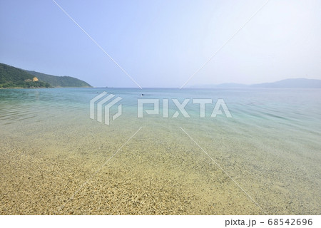 鹿児島県 奄美大島 倉崎海岸の海の写真素材