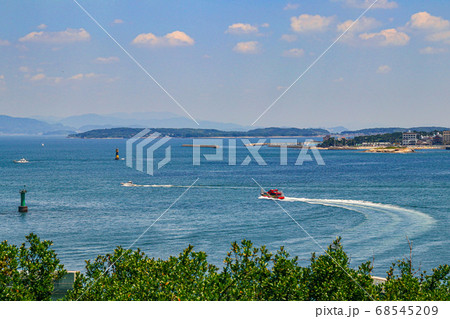羽豆岬から見る篠島と日間賀島 羽豆岬から見る篠島と日間賀島 68545209