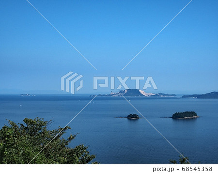 播磨灘の風景　万葉岬から見る播磨灘の眺望 68545358