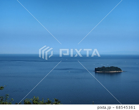 播磨灘の風景　万葉岬から見る播磨灘の眺望 68545361