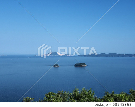 播磨灘の風景 万葉岬から見る播磨灘の眺望 播磨灘の風景 万葉岬から見る播磨灘の眺望 68545363