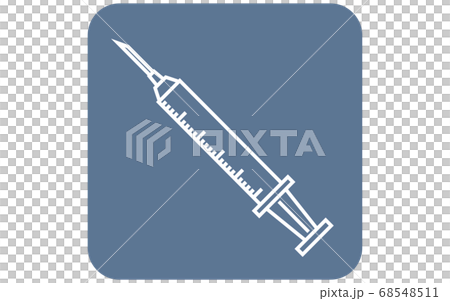 Illustration of a syringe used for vaccination 68548511