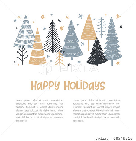 Christmas tree set web banner 68549516
