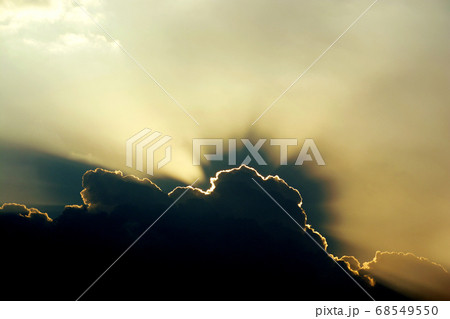 Strange Godly Sepia Looking Clouds in the Afternoon Strange Godly Sepia Looking Clouds in the Afternoon 68549550