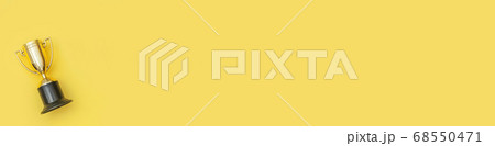 Simply flat lay design winner or champion gold Simply flat lay design winner or champion gold 68550471