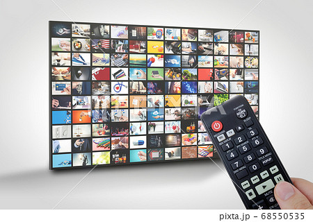 Television streaming, TV multimedia panel 68550535