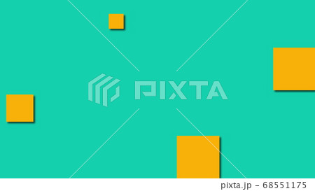 Large and small flat squares on a solid background, computer generated. 3d rendering of abstract algorithm 68551175