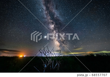 野付半島の天の川 68557707