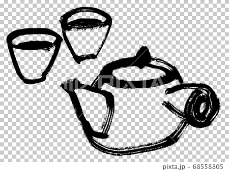 緑茶 水彩画 緑茶 水彩画 68558805