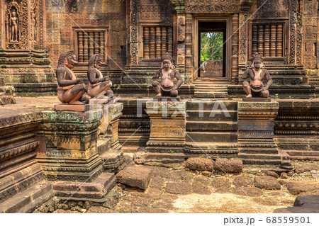 Banteay Srei temple in Angkor Wat Banteay Srei temple in Angkor Wat 68559501