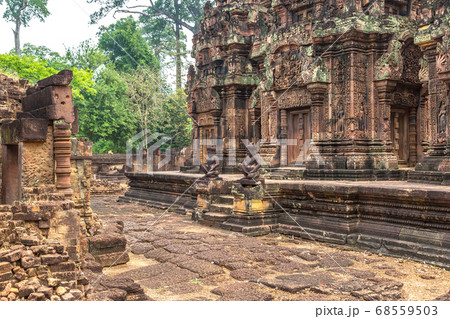 Banteay Srei temple in Angkor Wat Banteay Srei temple in Angkor Wat 68559503
