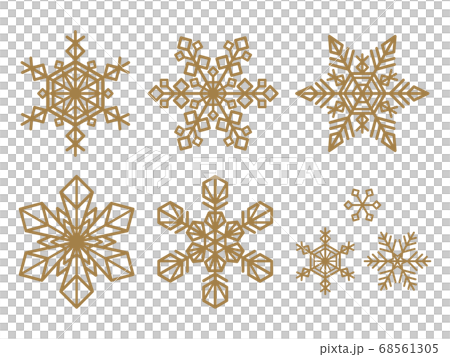 各種雪花圖組 各種雪花圖組 68561305