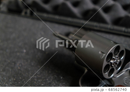Classic revolver .44 magnum gun close up 68562740