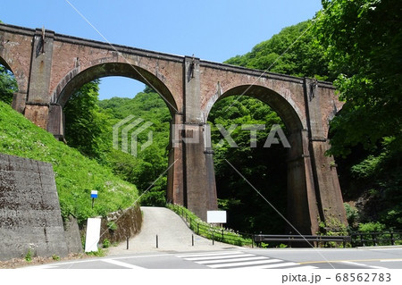 めがね橋／煉瓦造の碓氷第三橋梁（群馬県安中市） 68562783