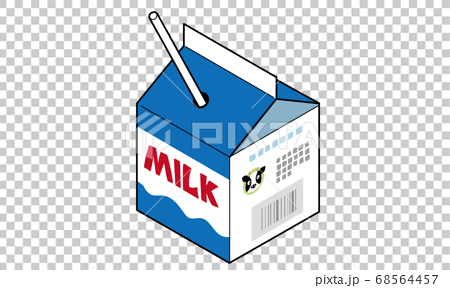 Small Size Milk Carton Stock Illustration