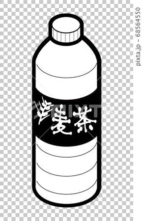 ペットボトル飲料の麦茶のイラスト素材 ペットボトル飲料の麦茶のイラスト素材