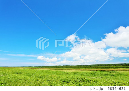 北海道 夏の青空と北の大地 北海道 夏の青空と北の大地 68564621