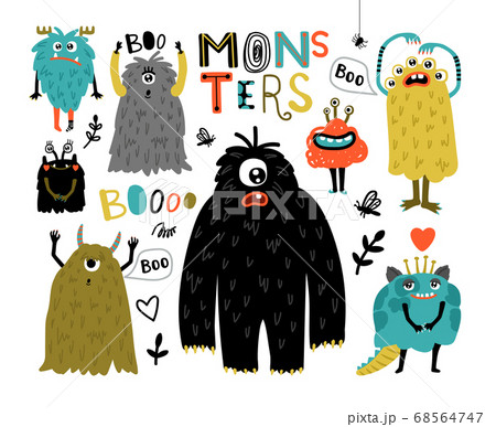 Cartoon furry monsters 68564747