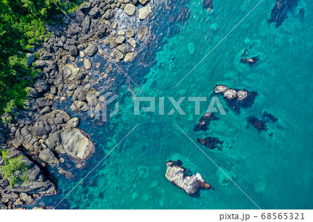 青森県八戸市 国立公園種差海岸の空撮 青森県八戸市 国立公園種差海岸の空撮 68565321