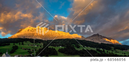 Sasso di Santa Croce in eastern Dolomites, Badia 68566056