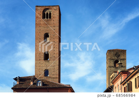 medieval tower of Alba (Piedmont, Italy) 68566984