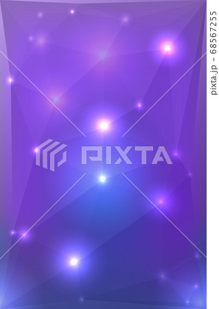 Abstract polygonal background with sparkles  68567255