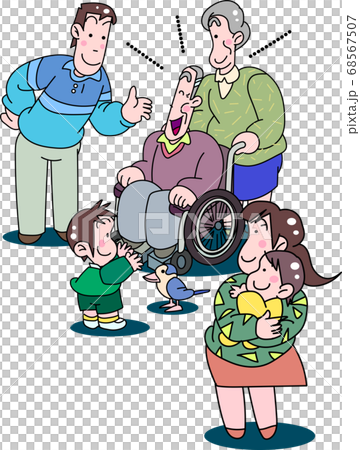 Old age and family life Old age and family life 68567507