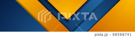 Blue orange geometric material abstract corporate 68568741