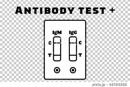 抗体検査で陽性が出たイラスト 68568888