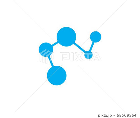 molecule logo vector 68569564
