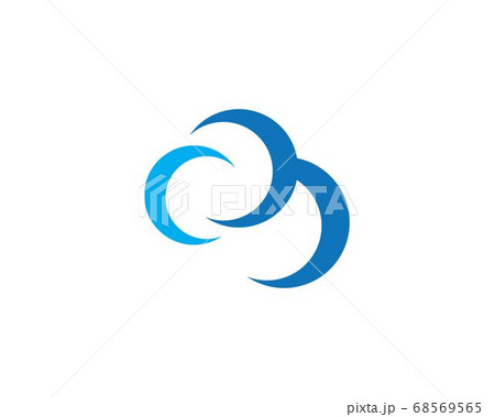 cloud logo vector 68569565