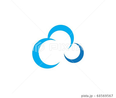 cloud logo vector 68569567