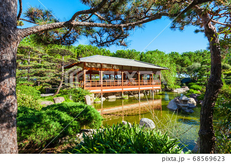 Japanese Garden in Monte Carlo, Monaco Japanese Garden in Monte Carlo, Monaco 68569623