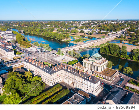 Tours aerial panoramic view, France 68569894