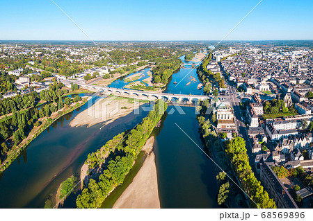 Tours aerial panoramic view, France 68569896