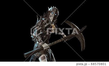 Necromancer, render 3D model on the background Necromancer, render 3D model on the background 68570801